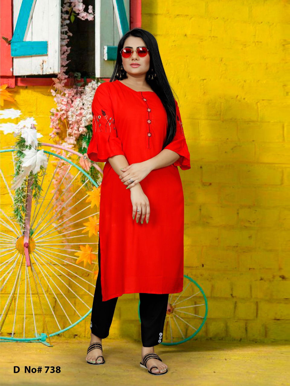 Man Mohini 1 Fancy Ethnic Wear Rayon Designer Kurti With Bottom Collection